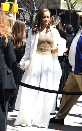 April 17, 2025 Audra Day attend Ralph Lauren Collection 2025 Fall Show at Jack Shainman Gallery in New York. April 17, 2025 Copyright: xRW Mediapunchx