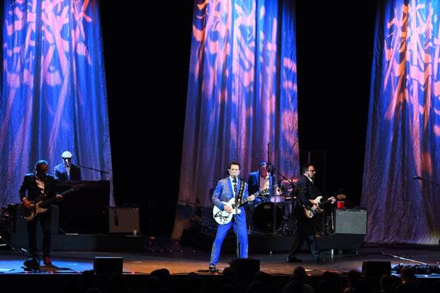 Chris Isaak performing at Eventim Apollo LONDON, ENGLAND - JUNE 29: Chris Isaak performing at Eventim Apollo on June 29, 2023 in London, England. CAP MAR MAR Great Britain Copyright: xMartinxHarris CapitalxPicturesx