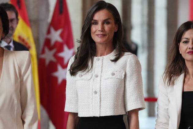 Entertainment Bilder des Tages Queen Letizia during the presentation of the children s and young adult literature awards El Barco de Vapor and Gran Angular in Madrid, Madrid, April 24, 2025 Cordon Press 
