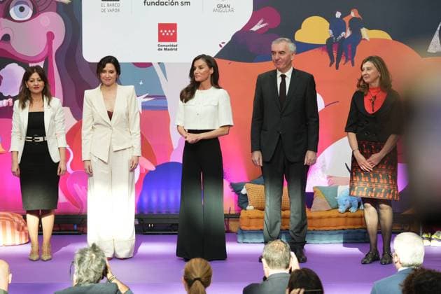 Queen Letizia during the presentation of the children s and young adult literature awards El Barco de Vapor and Gran Angular in Madrid, Madrid, April 24, 2025 Cordon Press 
