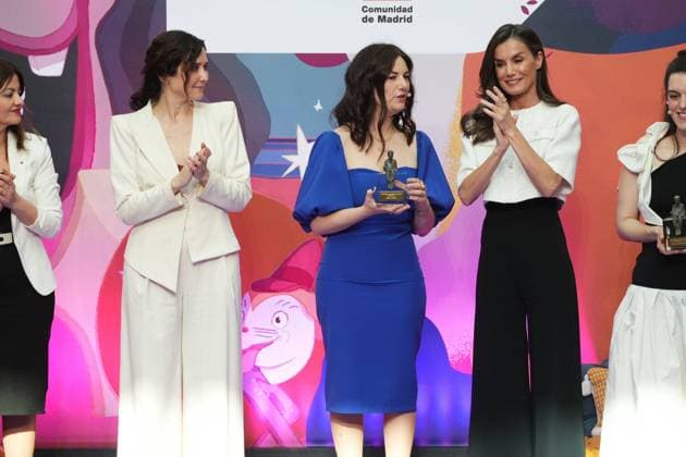 Queen Letizia during the presentation of the children s and young adult literature awards El Barco de Vapor and Gran Angular in Madrid, Madrid, April 24, 2025 Cordon Press 