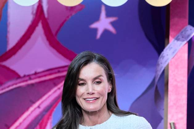 24-04-2025 Madrid Queen Letizia at the presentation of the 47th edition of the childrens and youth literature El Barco de Vapor and Gran Angular awards in Madrid. No Spain Â  Copyright: xPPEx