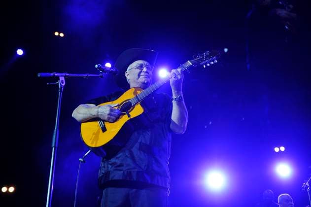 Orchesta Buena Vista Social Club performing at the O2 Arena LONDON, ENGLAND - April 6: Eliades Ochoa of Orchesta Buena Vista Social Club performing at the O2 Arena on April 6, 2016 in London, England. CAP MAR Martin Harris Great Britain Copyright: xMartinxHarris CapitalxPicturesx