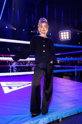 Fashion Show ABOUT YOU Fashionmania Millane Friesen at the ABOUT YOU Fashionmania by AYFW at the Uber Eats Music Hall on 25 04 2025 in Berlin Copyright: xEventpressxKochanx
