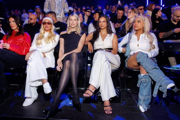 Fashion show ABOUT YOU Fashionmania Loredana, Lena Gercke, Amira Pocher and Zoe Wees at the ABOUT YOU Fashionmania by AYFW at the Uber Eats Music Hall on 25 April 2025 in Berlin Copyright: xEventpressxKochanx