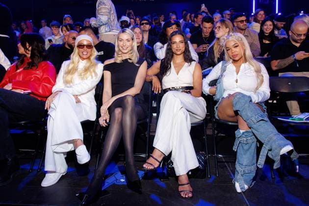 Fashion show ABOUT YOU Fashionmania Loredana, Lena Gercke, Amira Pocher and Zoe Wees at the ABOUT YOU Fashionmania by AYFW at the Uber Eats Music Hall on 25 April 2025 in Berlin Copyright: xEventpressxKochanx
