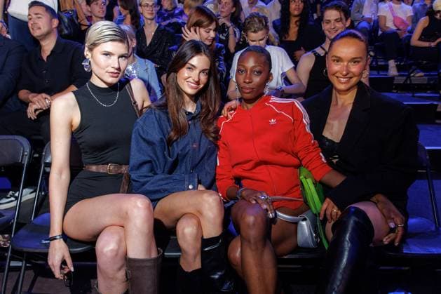 Fashion Show ABOUT YOU Fashionmania Lea Oude, Celine Bethmann, Toni Dreher Adenuga and Jacqueline Wruck at the ABOUT YOU Fashionmania by AYFW at the Uber Eats Music Hall on 25 04 2025 in Berlin Copyright: xEventpressxKochanx
