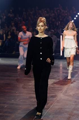 Fashion Show ABOUT YOU Fashionmania Millane Friesen at the ABOUT YOU Fashionmania by AYFW at the Uber Eats Music Hall on 25 04 2025 in Berlin Copyright: xEventpressxKochanx