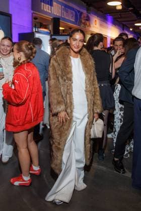 Fashion Show ABOUT YOU Fashionmania Nellie Thalbach and Tanja Makaric at the ABOUT YOU Fashionmania by AYFW at the Uber Eats Music Hall on 25 April 2025 in Berlin Copyright: xEventpressxKochanx