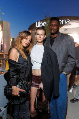 Fashion Show ABOUT YOU Fashionmania Selma May, Zoe GNTM and Marvin De Graft at the ABOUT YOU Fashionmania by AYFW at the Uber Eats Music Hall on 25 April 2025 in Berlin Copyright: xEventpressxKochanx