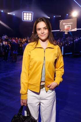 Fashion Show ABOUT YOU Fashionmania Filipa Lenja Ries at the ABOUT YOU Fashionmania by AYFW at the Uber Eats Music Hall on 25 04 2025 in Berlin Copyright: xEventpressxKochanx