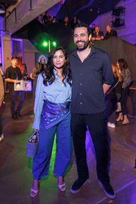 Fashion Show ABOUT YOU Fashionmania Chryssanthi Kavazi and Tarek Müller at the ABOUT YOU Fashionmania by AYFW at the Uber Eats Music Hall on 25 April 2025 in Berlin Copyright: xEventpressxKochanx
