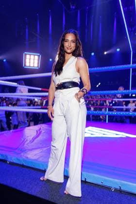 Fashion Show ABOUT YOU Fashionmania Amira Pocher at the ABOUT YOU Fashionmania by AYFW at the Uber Eats Music Hall on 25 04 2025 in Berlin Copyright: xEventpressxKochanx