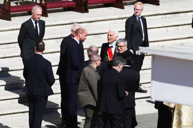 Vatican, April 26, 2025 - the Funeral Mass of the Roman Pontiff Francis Bergoglio was celebrated in St. Peter s Basilica, as provided for in the Ordo Exsequiarum Romani Pontificis. In the photo: Prince William of England Prince of Wales  Copyright: xmarcoxiacobuccix xipa-agency.netx xMarcoxIacobuccix IPA_Agency_IPA56906735
