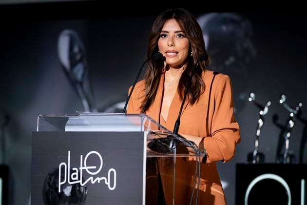 April 26, 2025, Madrid, Madrid, Spain: Actress Eva Longoria attends the Ã¢â‚¬ËœPlatino de Honor award photocall at Teatro Albenizz in Madrid, Spain. Madrid Spain - ZUMAp177 20250426_znp_p177_013 Copyright: xAngelxPerezx