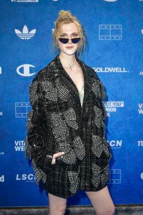 Lucy Hellenbrecht at the ABOUT YOU Fashionmania by AYFW in the Uber Eats Music Hall Berlin, 25 04 2025 Foto:xM.xBehrensx xFuturexImagex about_you_5443