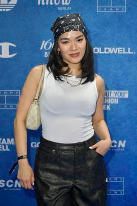 Linh Tran at the ABOUT YOU Fashionmania by AYFW in the Uber Eats Music Hall Berlin, 25 04 2025 Foto:xM.xBehrensx xFuturexImagex about_you_5460