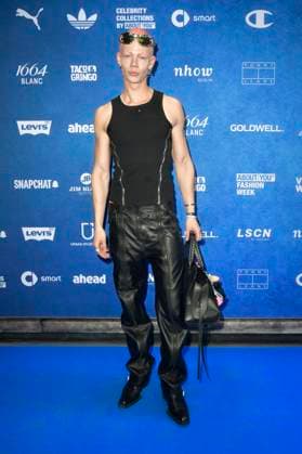 Max Uhrmacher at the ABOUT YOU Fashionmania by AYFW in the Uber Eats Music Hall Berlin, 25 04 2025 Foto:xM.xBehrensx xFuturexImagex about_you_5464
