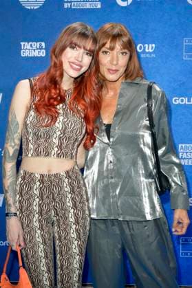 Katrin and Lulu at the ABOUT YOU Fashionmania by AYFW in the Uber Eats Music Hall Berlin, 25 04 2025 Foto:xM.xBehrensx xFuturexImagex about_you_5524