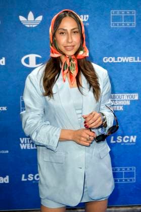 Melissa Khalaj at the ABOUT YOU Fashionmania by AYFW in the Uber Eats Music Hall Berlin, 25 04 2025 Foto:xM.xBehrensx xFuturexImagex about_you_5550
