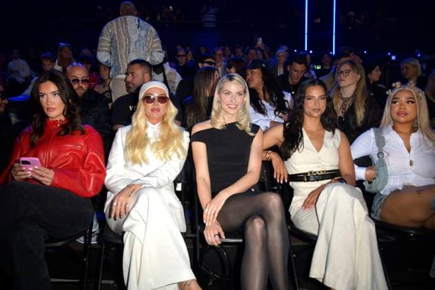 Loredana, Lena Gercke and Amira Aly at the ABOUT YOU Fashionmania by AYFW in the Uber Eats Music Hall Berlin, 25 04 2025 Foto:xM.xBehrensx xFuturexImagex about_you_5568