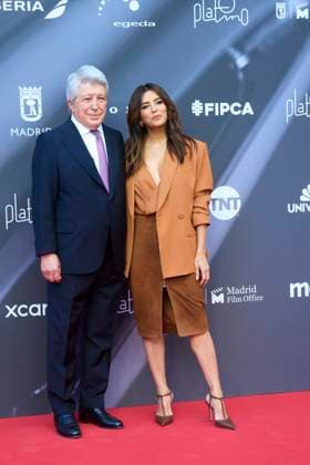 April 26, 2025, Madrid, Madrid, Spain: Eva Longoria attends Honorary Award at the Platinum Awards 2025 press conference at Albeniz Theatre on April 26, 2025 in Madrid, Spain Madrid Spain - ZUMAg15_ 20250426_zaf_g15_021 Copyright: xJackxAbuinx