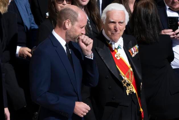 Prince Williams arrives for the Esequial Mass of the Pope Francis at St. Peter s square, Vatican City, April 26, 2025. AndreaxStaccioli