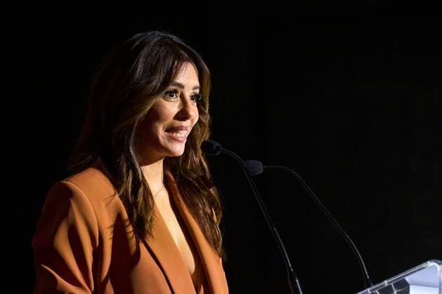 April 26, 2025, Madrid, Madrid, Spain: Eva Longoria attends Honorary Award at the Platinum Awards 2025 press conference at Albeniz Theatre on April 26, 2025 in Madrid, Spain Madrid Spain - ZUMAg15_ 20250426_zaf_g15_070 Copyright: xJackxAbuinx