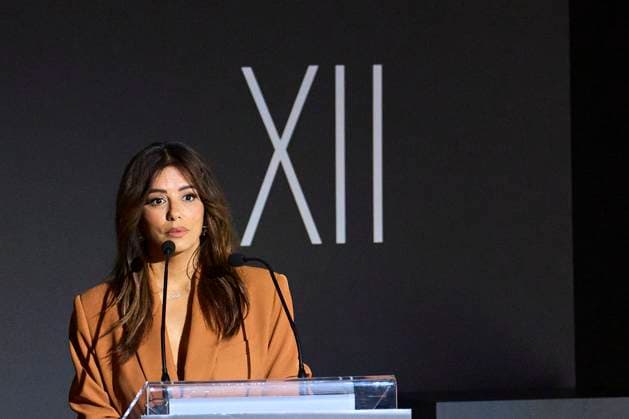 April 26, 2025, Madrid, Madrid, Spain: Eva Longoria attends Honorary Award at the Platinum Awards 2025 press conference at Albeniz Theatre on April 26, 2025 in Madrid, Spain Madrid Spain - ZUMAg15_ 20250426_zaf_g15_079 Copyright: xJackxAbuinx