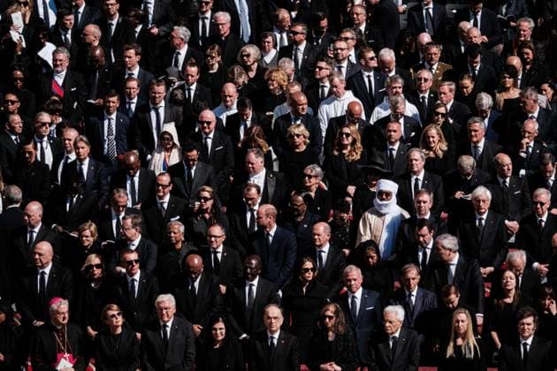 Bilder des Jahres 2025, News 04 April News Themen der Woche KW17 News Bilder des Tages Vatican, funeral of Pope Francis in St. Peter s Square. Heads of state from all over the world and more than 250 thousand people attend the funeral, on April 26, 2025 in Vatican City. Copyright: xAndreaxCalandrax