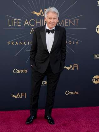 April 26, 2025, Hollywood, California, USA: Harrison Ford attends the AFI Life Achievement Award Ceremony Honoring Francis Ford Coppola. Hollywood USA - ZUMAb173 20250426_aap_b173_042 Copyright: xBillyxBennightx
