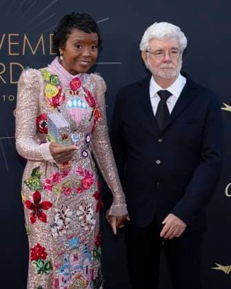 April 26, 2025, Hollywood, California, USA: Mellody Hobson and George Lucas attend the AFI Life Achievement Award Ceremony Honoring Francis Ford Coppola. Hollywood USA - ZUMAb173 20250426_aap_b173_045 Copyright: xBillyxBennightx