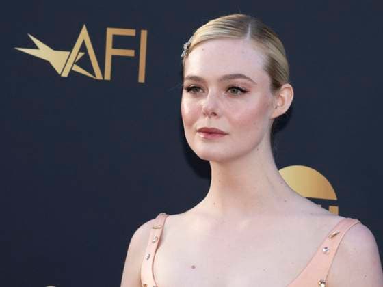 April 26, 2025, Hollywood, California, USA: Elle Fanning attends the AFI Life Achievement Award Ceremony Honoring Francis Ford Coppola. Hollywood USA - ZUMAb173 20250426_aap_b173_070 Copyright: xBillyxBennightx