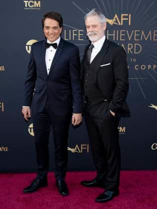 April 26, 2025, Hollywood, California, USA: Ralph Macchio and C. Thomas Howell attends the AFI Life Achievement Award Ceremony Honoring Francis Ford Coppola. Hollywood USA - ZUMAb173 20250426_aap_b173_102 Copyright: xBillyxBennightx