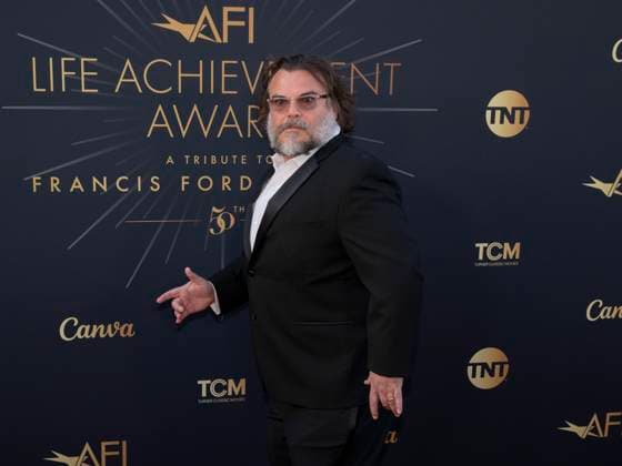 April 26, 2025, Hollywood, California, USA: Jack Black attends the AFI Life Achievement Award Ceremony Honoring Francis Ford Coppola. Hollywood USA - ZUMAb173 20250426_aap_b173_123 Copyright: xBillyxBennightx