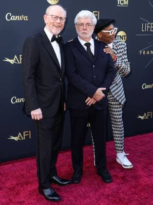 50th Annual AFI Life Achievement Award 2025 Honoring Francis Ford Coppola Ron Howard, George Lucas and Spike Lee arrive at the 50th Annual AFI (American Film Institute) Life Achievement Award Honoring Francis Ford Coppola held at the Dolby Theatre in Hollywood, Los Angeles, California, United States. Dolby Theatre, Hollywood, Los Angeles, California, USA California United States  Copyright: xImagexPressxAgencyx originalFilename: collin-50thannu250427_np75A.jpg
