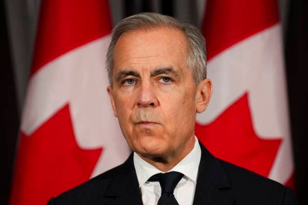 April 27, 2025, Hamilton, On, Canada: Prime Minister Mark Carney delivers a statement in Hamilton, Ont., on Sunday, April 27, 2025, regarding the incident at the Lapu Lapu Day block party in Vancouver. Hamilton Canada  - ZUMAc35_ 20250427_zaf_c35_008 Copyright: xSeanxKilpatrickx