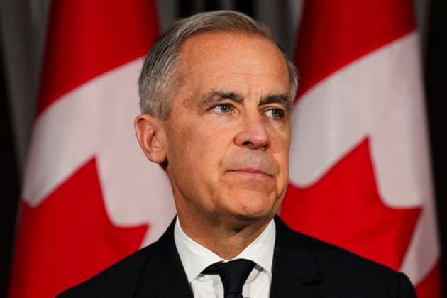 April 27, 2025, Hamilton, On, Canada: Prime Minister Mark Carney delivers a statement in Hamilton, Ont., on Sunday, April 27, 2025, regarding the incident at the Lapu Lapu Day block party in Vancouver. Hamilton Canada  - ZUMAc35_ 20250427_zaf_c35_009 Copyright: xSeanxKilpatrickx