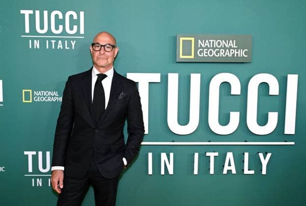 Entertainment Themen der Woche KW18 Bilder des Jahres 2025, Entertainment 04 April Entertainment Bilder des Tages April 28, 2025, New York, New York, United States: Stanley Tucci attends National Geographic s Tucci in Italy Series Premiere at DGA Theater in New York. April 28, 2025. New York United States - ZUMAp281 20250428_zea_p281_006 Copyright: xPhotoxImagexPressx