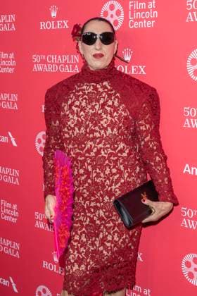 April 28, 2025, New York, United States: Rossy de Palma attends the 50th Chaplin Award Gala at Alice Tully Hall at Lincoln Center. New York United States - ZUMAs197 20250428_aaa_s197_338 Copyright: xRonxAdarx