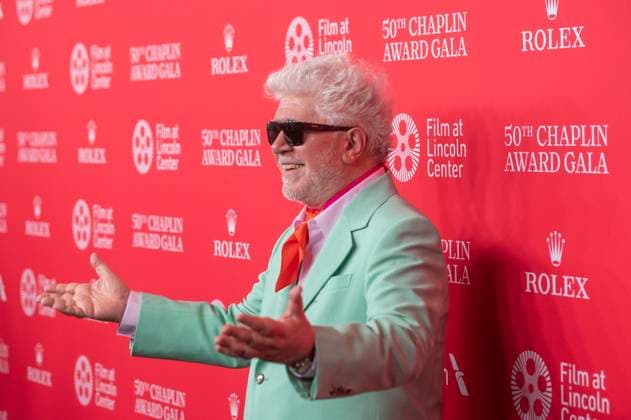 April 28, 2025, New York, United States: Pedro Almodovar attends the 50th Chaplin Award Gala at Alice Tully Hall at Lincoln Center. New York United States - ZUMAs197 20250428_aaa_s197_357 Copyright: xRonxAdarx