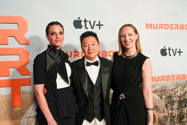 Entertainment Themen der Woche KW18 Entertainment Bilder des Tages Murderbot New York Premiere L-R: Tattiawna Jones, Sabrina Wu, Anna Konkle attends the Murderbot New York Premiere by Apple TV held at Regal Union Square Cinemas in New York City, Monday April 28, 2025. Jennifer Graylock-Graylock.com, Credit:Jennifer Graylock-Graylock.com Avalon United States, New York, New York, Regal Union Square Cinema  Copyright: xJenniferxGraylock-Graylock.comx xAvalonx 0993257455