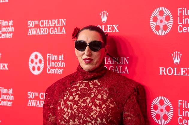 April 28, 2025, New York, United States: Rossy de Palma attends the 50th Chaplin Award Gala at Alice Tully Hall at Lincoln Center. New York United States - ZUMAs197 20250428_aaa_s197_383 Copyright: xRonxAdarx
