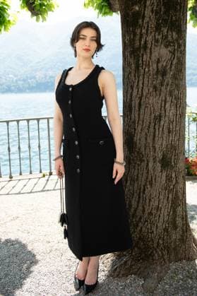 Chanel Cruise 2025 fashion show Front row - Como Anamaria Vartolomei attending the Chanel Cruise 2025 fashion show at Villa D Este in Como, Italy, on April 29, 2025. Photo by ABACAPRESS.COM Como Italy  Copyright: xMarechalxAurore ABACAx