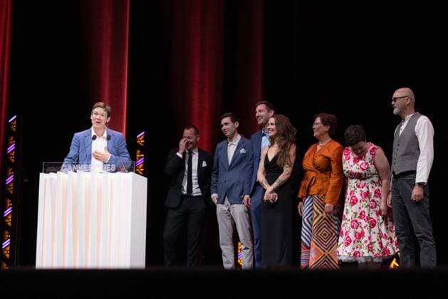Cannes International Series Festival Canneseries, Preisverleihung Prizes Ceremony of The 8th Canneseries Festival - Cannes ‘BEST DOCUSERIES’ prize for ‘The Agent - Life and lies of my father’ during the Prizes ceremony of the 8th Canneseries Festival, in Cannes. Cannes, France on April 29, 2025. Photo by Shootpix ABACAPRESS.COM Cannes Provence-Alpes-Cote d Azur France  Copyright: xShootpix ABACAx