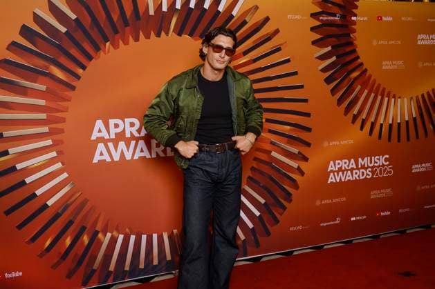 APRA MUSIC AWARDS 2025, Don West poses for a photo during the 2025 APRA Music Awards at Melbourne Town Hall in Melbourne, Wednesday, April 30, 2025. ( NO ARCHIVING MELBOURNE VICTORIA AUSTRALIA  Copyright: xCONxCHRONISx 20250430155590810032