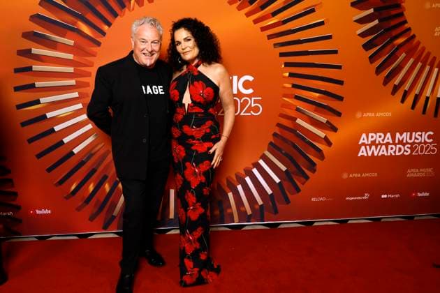 APRA MUSIC AWARDS 2025, Ross Wilson attends the 2025 APRA Music Awards at Melbourne Town Hall in Melbourne, Wednesday, April 30, 2025. ( NO ARCHIVING MELBOURNE VICTORIA AUSTRALIA  Copyright: xCONxCHRONISx 20250430121320215133