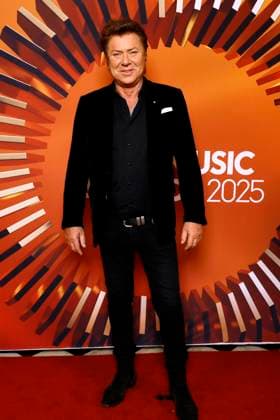 APRA MUSIC AWARDS 2025, Richard Wilkins poses for a photo during the 2025 APRA Music Awards at Melbourne Town Hall in Melbourne, Wednesday, April 30, 2025. ( NO ARCHIVING MELBOURNE VICTORIA AUSTRALIA  Copyright: xCONxCHRONISx 20250430180425696936