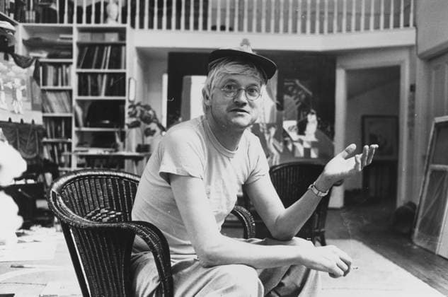 David Hockney, artist at his London Studio. 04.11. David Hockney, artist at his London Studio. 04.11.1985  Copyright: xMarkxEllidgex