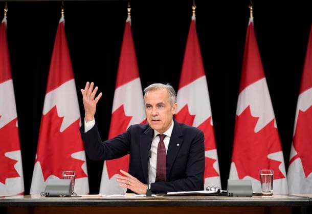 May 2, 2025, Ottawa, On, Canada: Prime Minister Mark Carney speaks during a news conference in Ottawa, Friday, May 2, 2025. Ottawa Canada  - ZUMAc35_ 20250502_zaf_c35_002 Copyright: xAdrianxWyldx